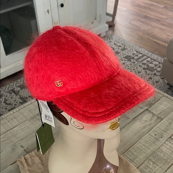 Gucci Vibrant Red Wool Hat - Picture 1 of 8
